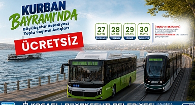 Büyükşehir’den bayramda ücretsiz ulaşım kolaylığı