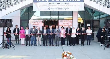 Çayırova’da ‘El Sanatları Sergisi’nin kurdelesi kesildi