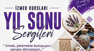 İZMEK Yıl Sonu Sergileri başlıyor: 2 bin 500 kursiyerin emeği sanatseverlerle buluşacak