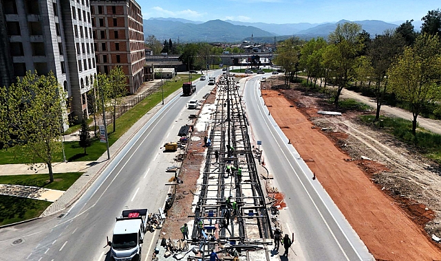 İzmit Alikahya ile Kartepe arasında raylar buluştu