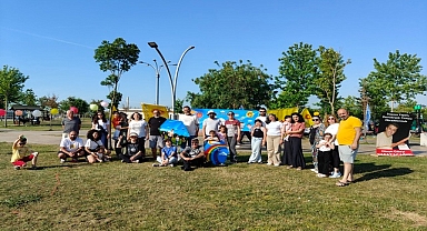 Çocuklar Hüseyin Cebe’yi gökyüzüyle buluşturdu