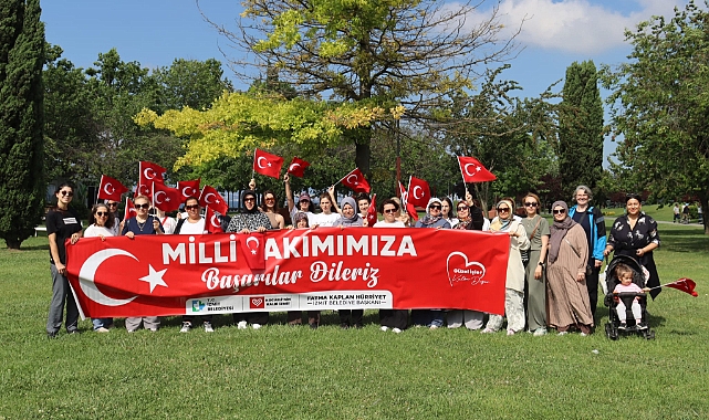 Sağlıklı yaşam yürüyüşünde A Milli Takım’a tam destek