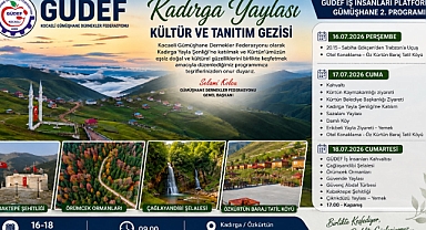 GÜDEF’ten Gümüşhane’ye Kültür Köprüsü: Kadırga Yaylası'nda Büyük Buluşma